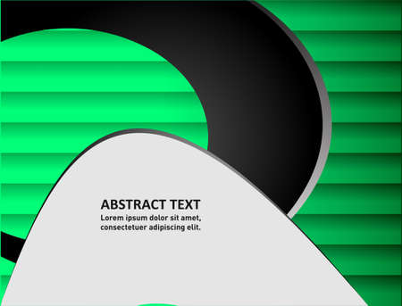 3d background vector overlap angle triangle dimension graphic Green text message and message board for shadow line for modern frame design web designのイラスト素材