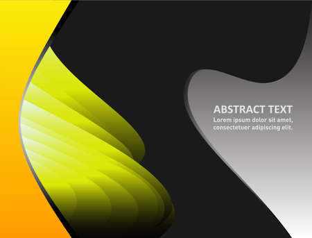 vector illustration background overlap dimension text message and message board for modern website designのイラスト素材