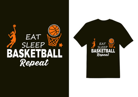 basketball sport design, vector illustration eps 10. sport typographyのイラスト素材