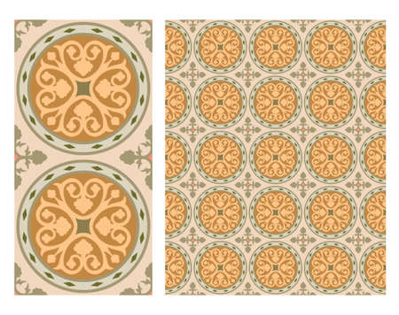 decorative pattern vector for backgroundのイラスト素材