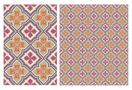 decorative pattern vector for backgroundのイラスト素材