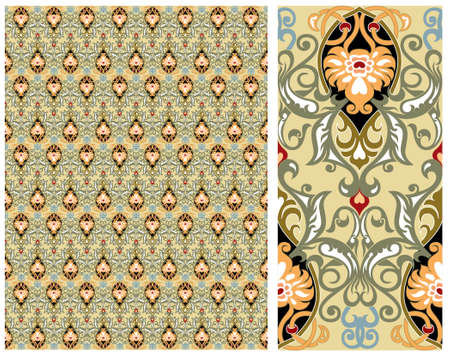 decorative pattern vector for backgroundのイラスト素材