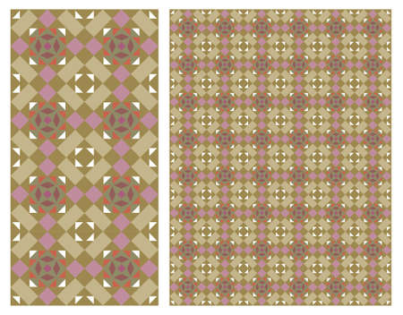 Vector - Floral Seamless decorative pattern stock vector, use for tiled background, Colored