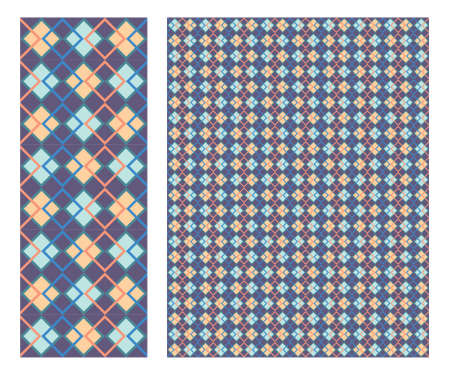 Vector - Floral Seamless decorative pattern stock vector, use for tiled background, Colored