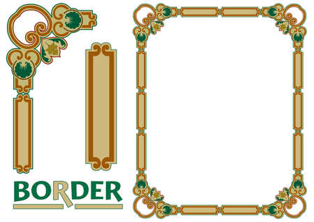 Certificates and Awards Borders and Framework decorated Elegant styleのイラスト素材