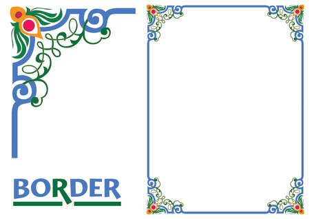 Certificates and Awards Borders and Framework decorated Elegant styleのイラスト素材