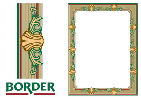 Certificates and Awards Borders and Framework decorated Elegant styleのイラスト素材