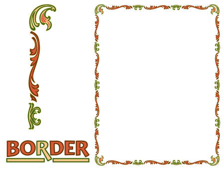 Certificates and Awards Borders and Framework decorated Elegant styleのイラスト素材