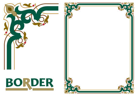 Certificates and Awards Borders and Framework decorated Elegant styleのイラスト素材