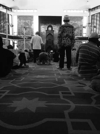 Muslim friday pray in ramadan monthの素材