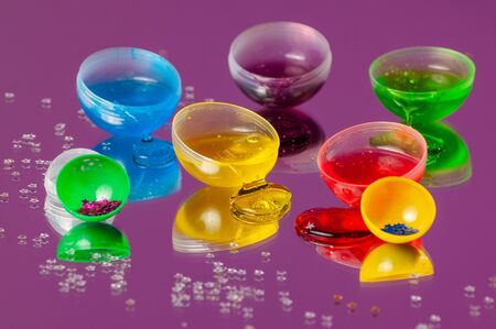 Slime for kids, transparent funny toyの写真素材