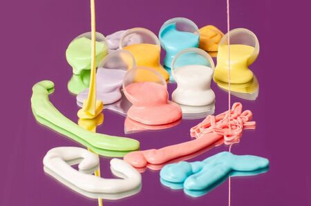 Slime for kids, transparent funny toyの写真素材