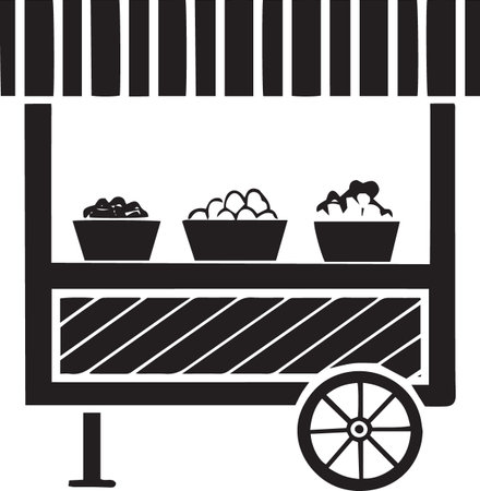 Simple Trolley Logo (for Website)のイラスト素材
