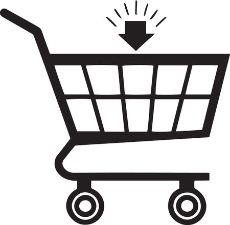 Simple Wagon Outline (for Print)のイラスト素材