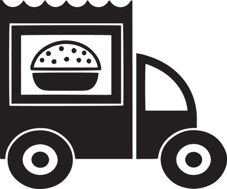 Cart Side View Silhouette #74のイラスト素材