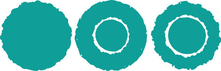 Circle Grunge Shape â Old Grunge Circle Pattern Vectorのイラスト素材