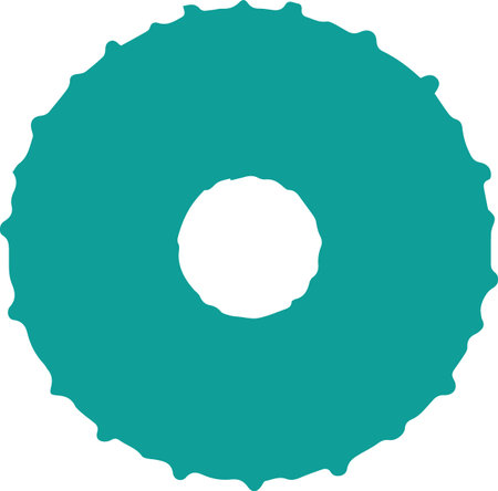 Circle Grunge Shape â Ink Stained Circle Vector Illustrationのイラスト素材