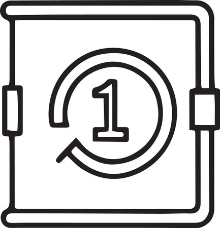 Black line Safe icon isolated on white background. The door safe a bank vault with a combination lock. Reliable Data Protection. Vector Illustrationのイラスト素材