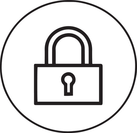 Vector Lock Icon Sign Icon Vector Illustration For Personal And Commercial Use... Clean Look Trendy Icon...のイラスト素材