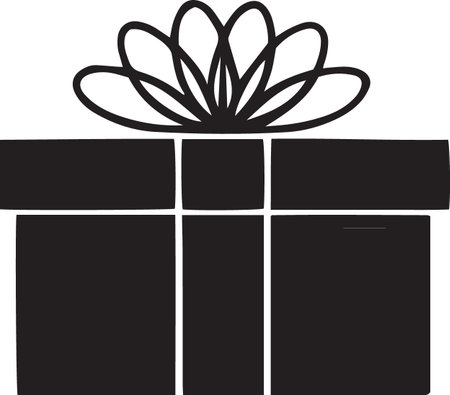 Birthday and Christmas Present Box Vectorのイラスト素材