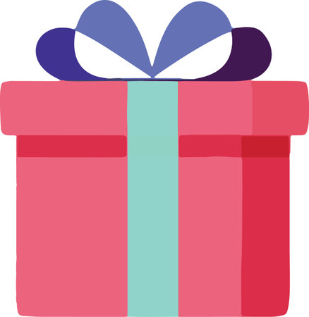 Holiday Celebration Gift Box Vectorのイラスト素材