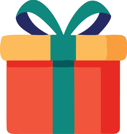 Holiday Celebration Gift Box Vectorのイラスト素材