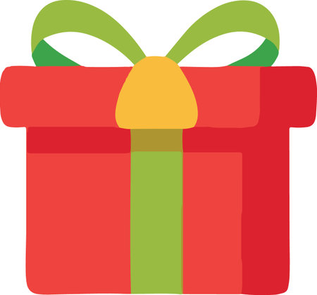 Holiday Celebration Gift Box Vectorのイラスト素材