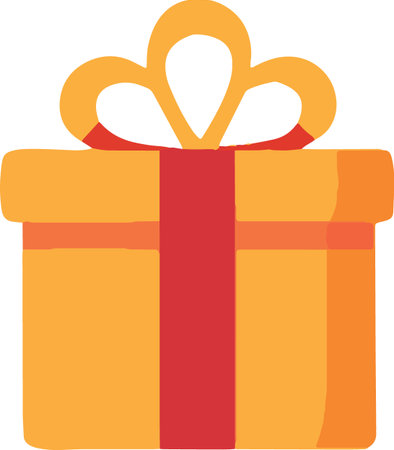 Flat Design Wrapped Present Boxes Illustrationのイラスト素材