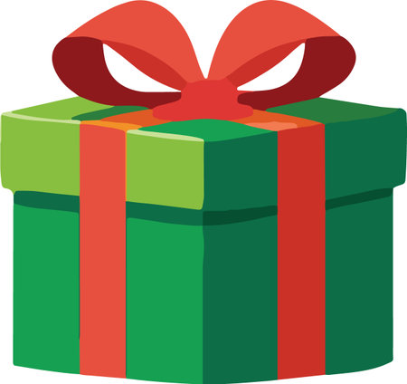 Holiday Celebration Gift Box Vectorのイラスト素材