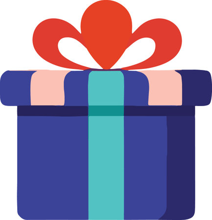Holiday Celebration Gift Box Vectorのイラスト素材