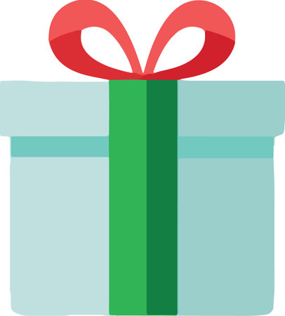 Decorative Colorful Present Vector Illustrationのイラスト素材