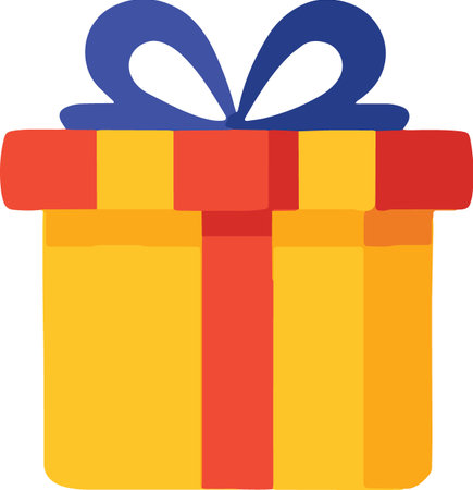 Decorative Colorful Present Vector Illustrationのイラスト素材