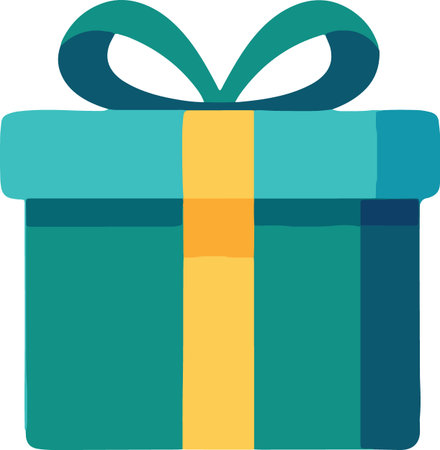 Decorative Colorful Present Vector Illustrationのイラスト素材