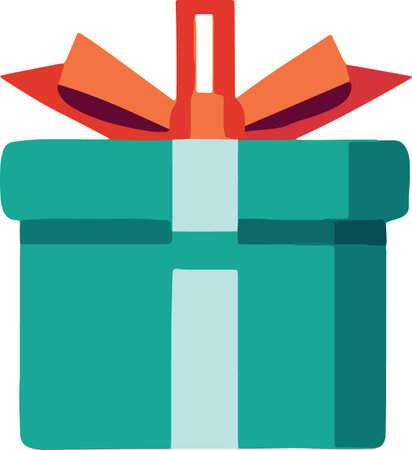 Flat Design Wrapped Present Boxes Illustrationのイラスト素材