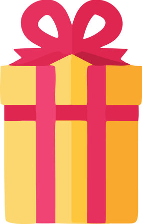 Decorative Colorful Present Vector Illustrationのイラスト素材