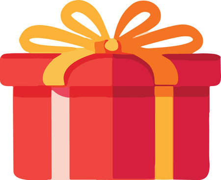 Decorative Colorful Present Vector Illustrationのイラスト素材