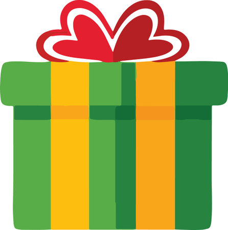 Holiday Celebration Gift Box Vectorのイラスト素材