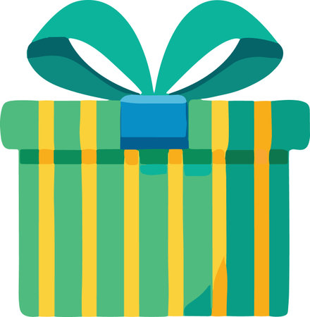 Decorative Colorful Present Vector Illustrationのイラスト素材