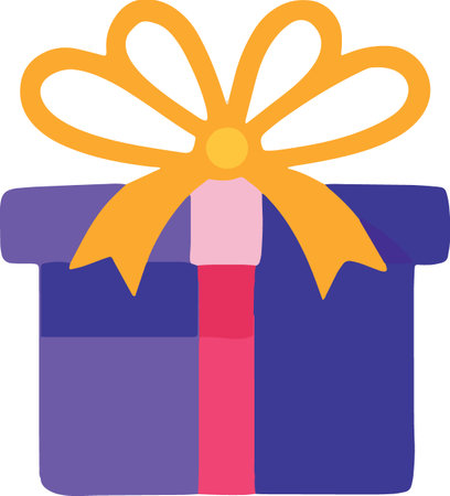 Decorative Colorful Present Vector Illustrationのイラスト素材