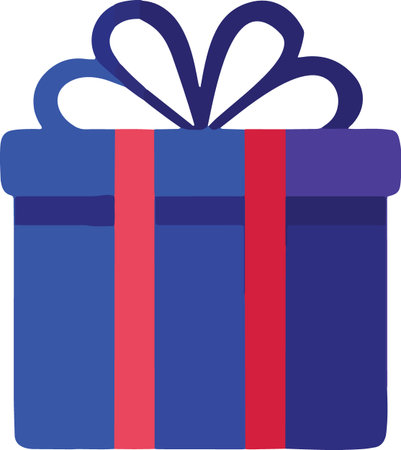 Decorative Colorful Present Vector Illustrationのイラスト素材