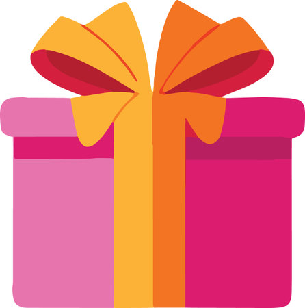 Decorative Colorful Present Vector Illustrationのイラスト素材