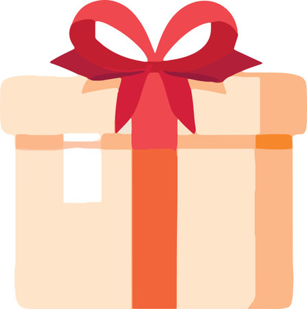 Decorative Colorful Present Vector Illustrationのイラスト素材