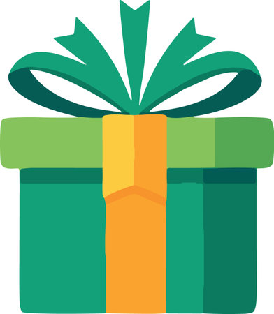 Decorative Colorful Present Vector Illustrationのイラスト素材