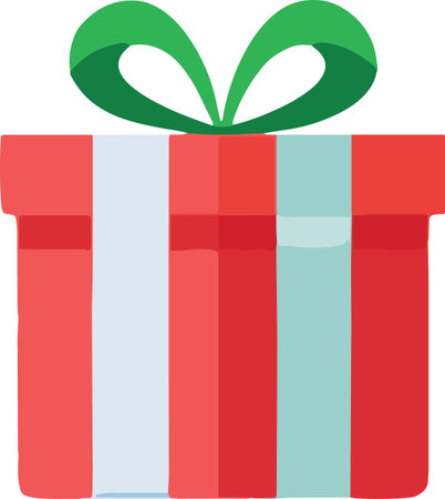 Decorative Colorful Present Vector Illustrationのイラスト素材