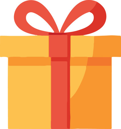 Flat Design Wrapped Present Boxes Illustrationのイラスト素材