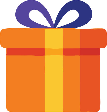 Decorative Colorful Present Vector Illustrationのイラスト素材