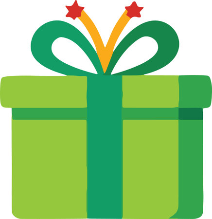 Decorative Colorful Present Vector Illustrationのイラスト素材