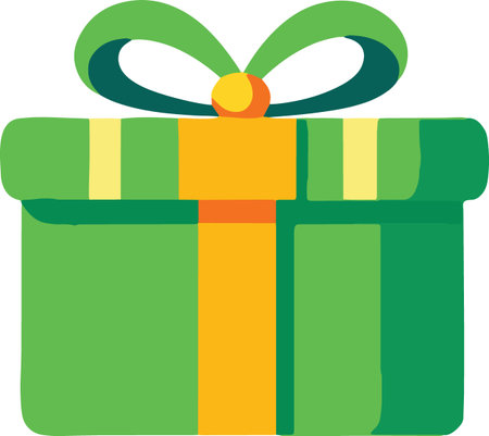Decorative Colorful Present Vector Illustrationのイラスト素材