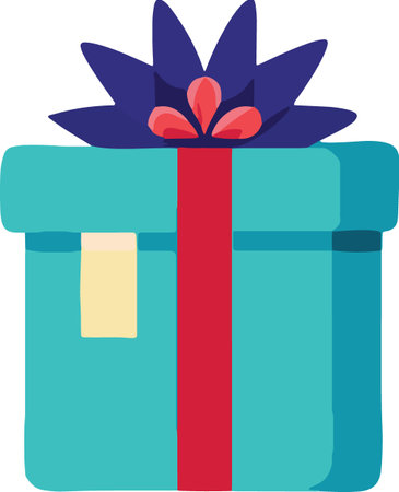 Decorative Colorful Present Vector Illustrationのイラスト素材