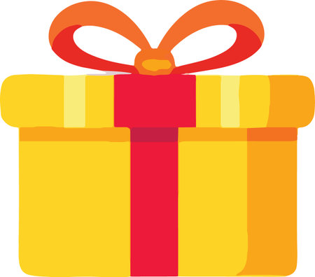 Decorative Colorful Present Vector Illustrationのイラスト素材